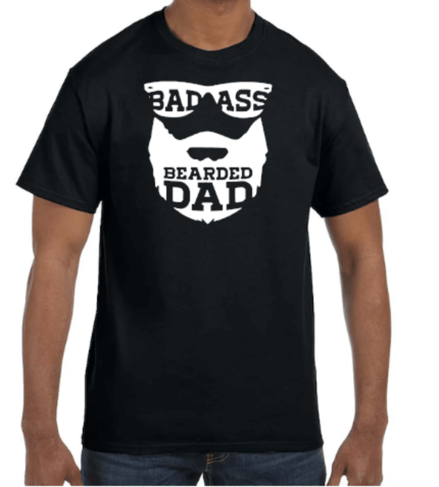 Bad Ass Bearded Dad Tee