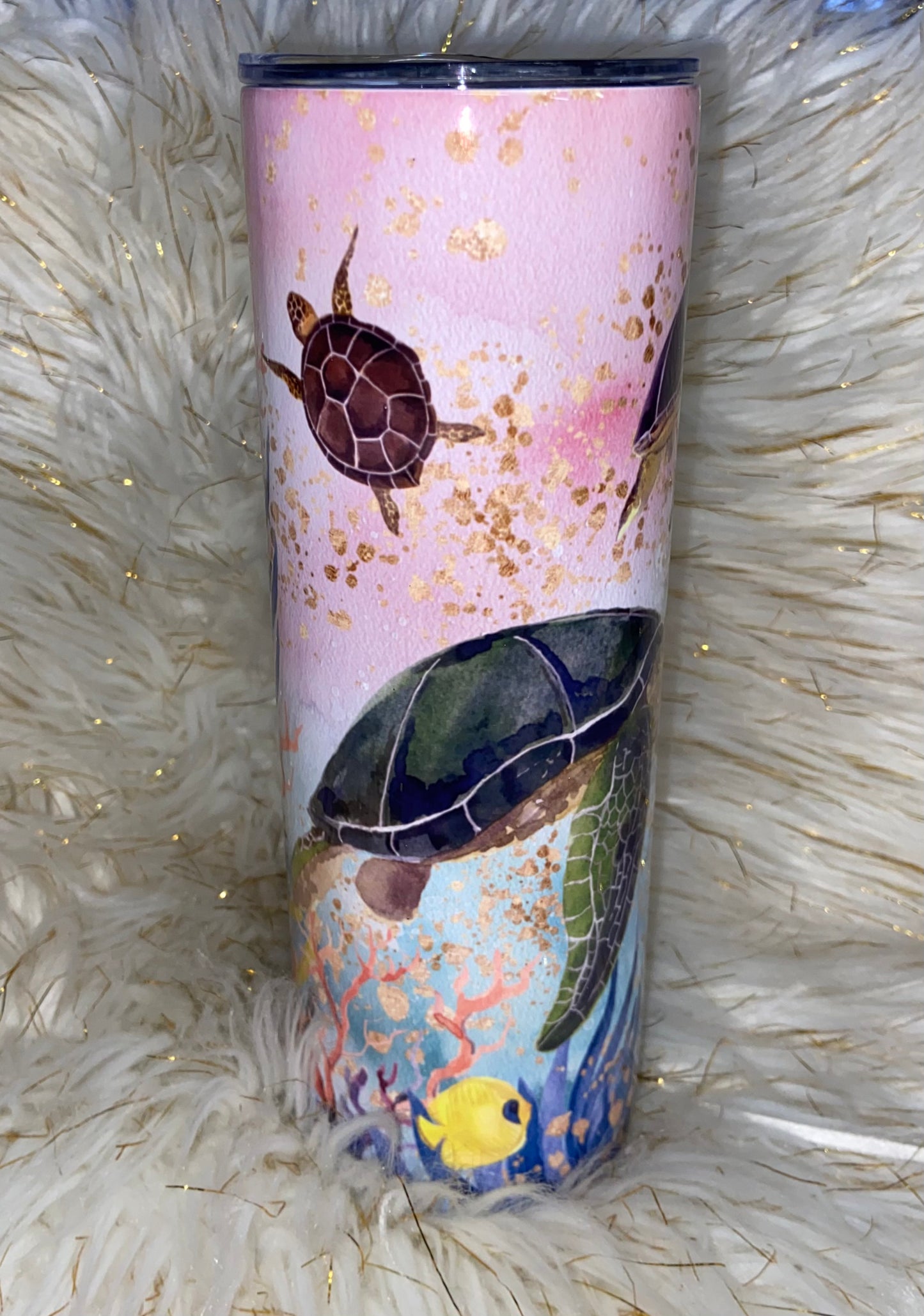 Sea Turtle Sublimation Tumbler