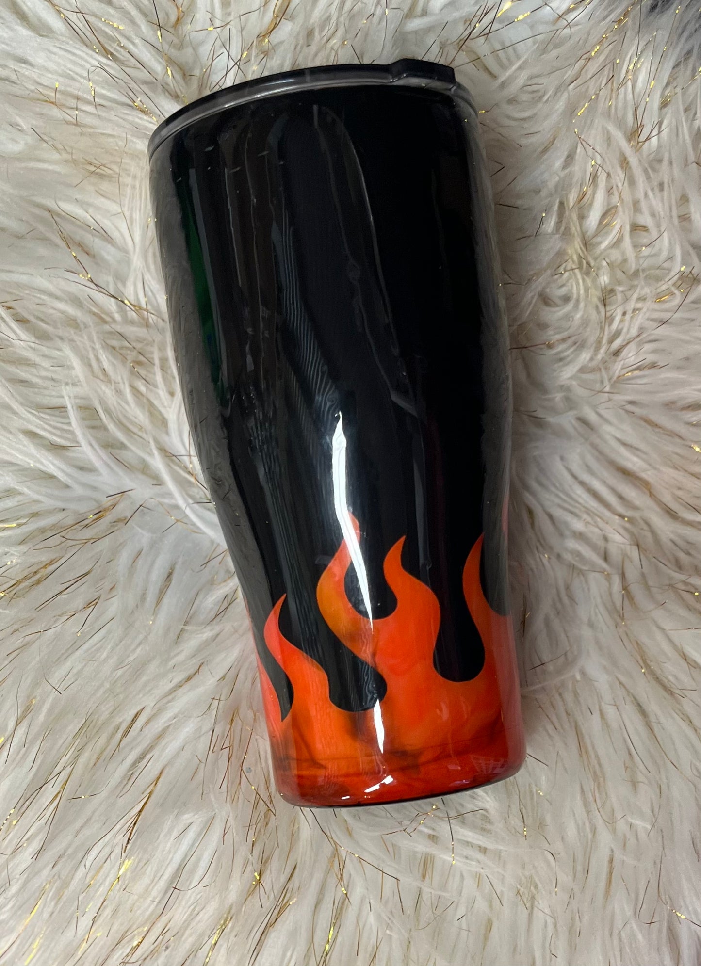 Fire fighter Flame Epoxy 30oz Tumbler